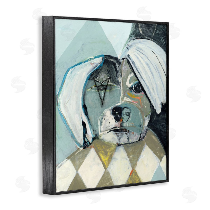 Stacy Milrany | Abstract Dog Face Portrait