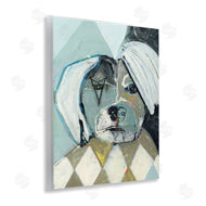Stacy Milrany | Abstract Dog Face Portrait