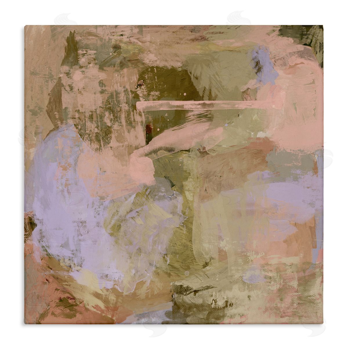 Earth Tones with Pastel Accents Canvas Wall Art, Home Decor by Hayley Michelle