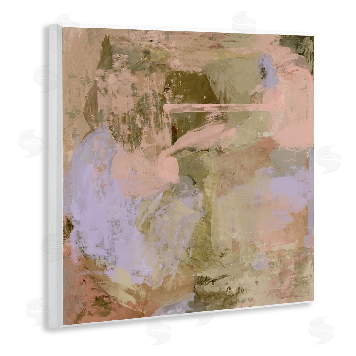 Earth Tones with Pastel Accents Wood Plaque Wall Art, Home Decor by Hayley Michelle