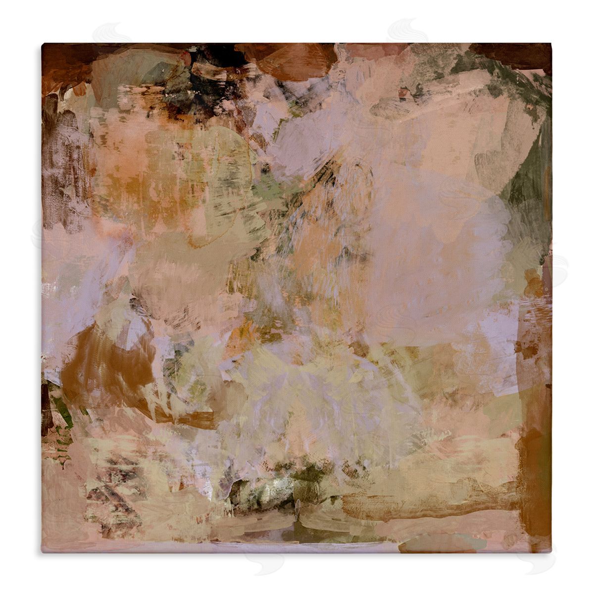 Earth Tones Abstraction Canvas Wall Art, Home Decor by Hayley Michelle