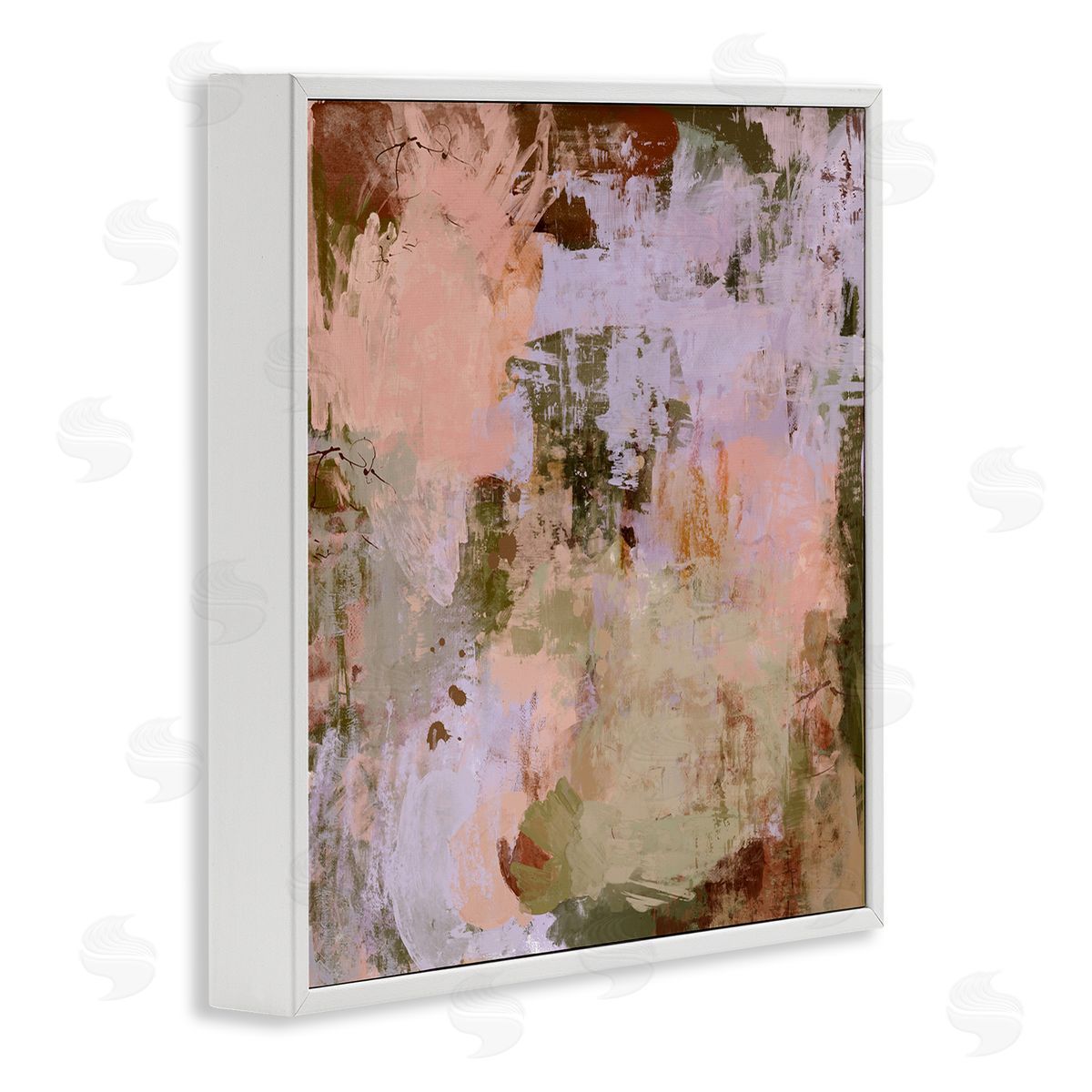 Rustic Distressed Impression White Frame Print Wall Art, Home Decor by Hayley Michelle