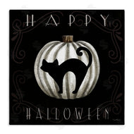 Elizabeth Tyndall | Happy Halloween Cat & Pumpkin