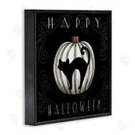 Elizabeth Tyndall | Happy Halloween Cat & Pumpkin