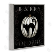 Elizabeth Tyndall | Happy Halloween Cat & Pumpkin