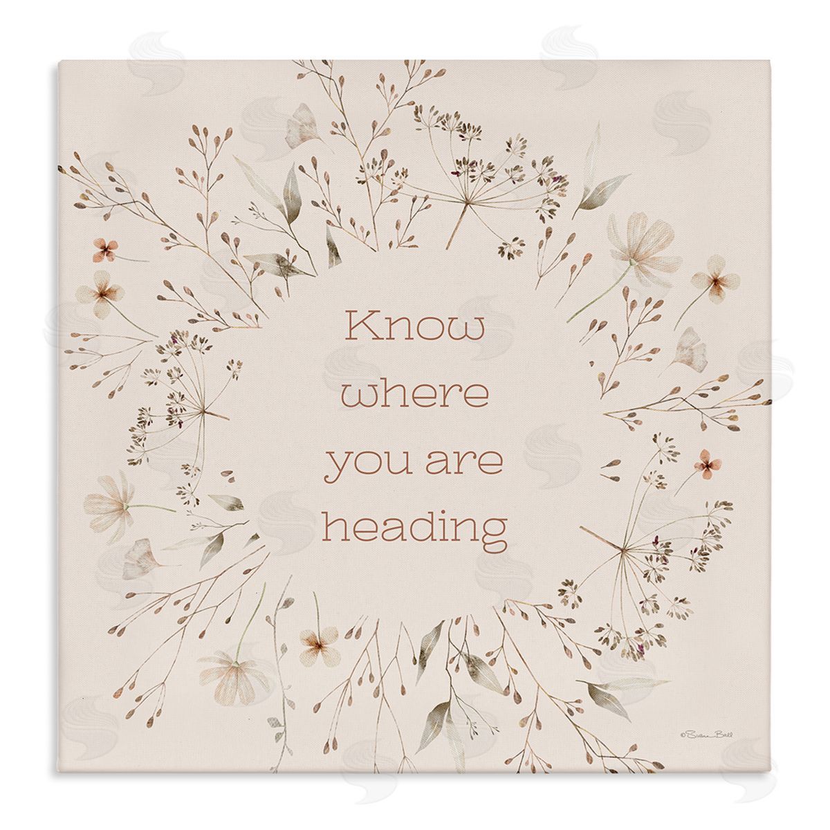 Know Where You Are Heading Canvas Wall Art, Home Decor by Susan Ball