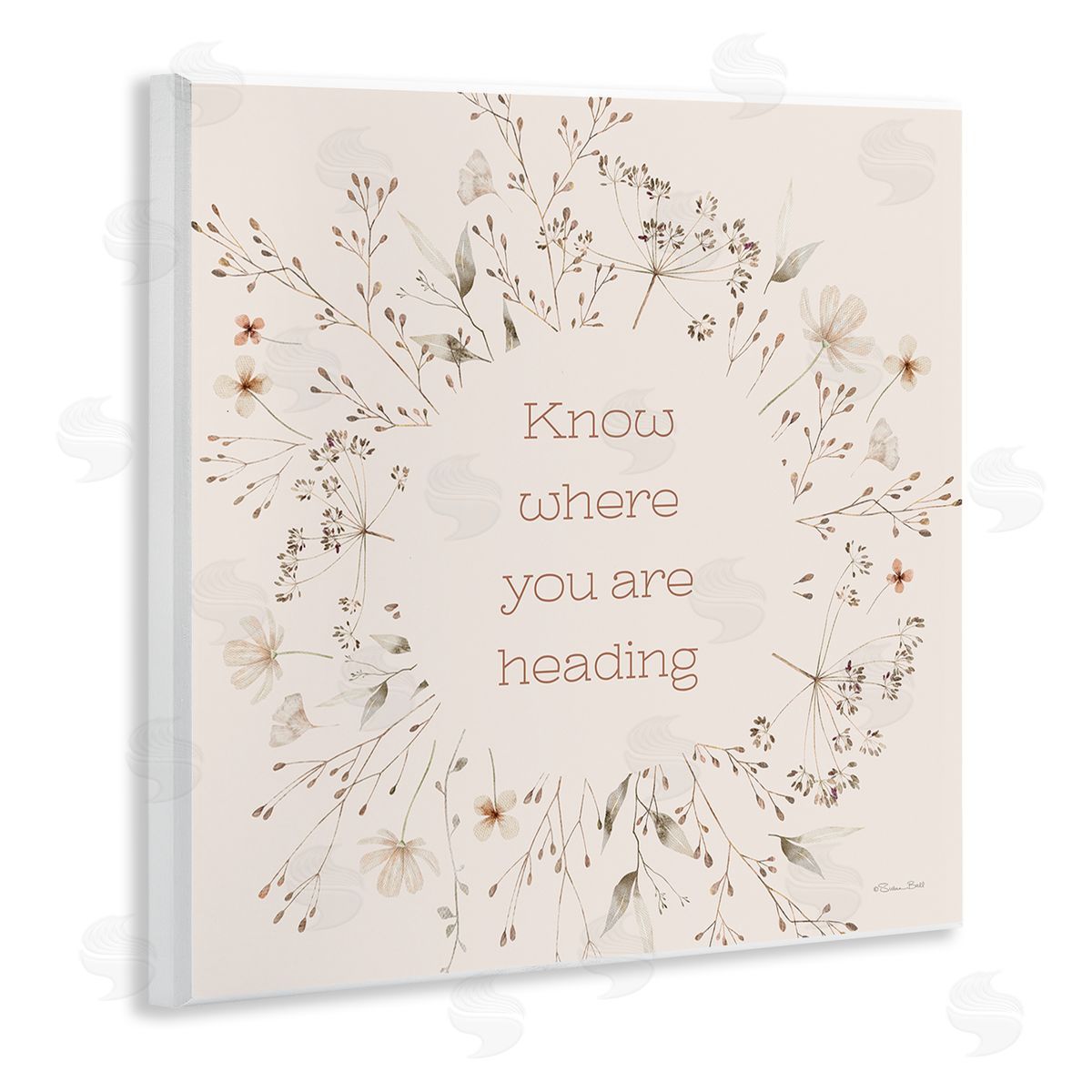 Know Where You Are Heading Wood Plaque Wall Art, Home Decor by Susan Ball
