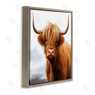 Heidi Kuntz | Long Horn Highland Cow Portrait