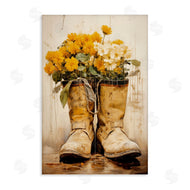 Heidi Kuntz | Flowers in Rugged Country Boots