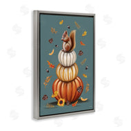 Elizabeth Tyndall | Squirrel Atop Pumpkin Stack