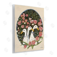Sara Baker | Ducks with Cottage Blooms