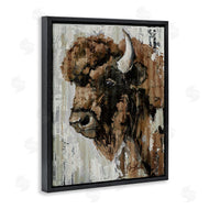 Sara Baker | Abstract Bison Visage