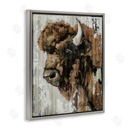 Sara Baker | Abstract Bison Visage