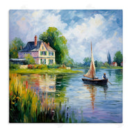 Heidi Kuntz | Boat Drifting Near Shore