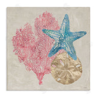 Amber Sterling | Sea Life Trio on Beige