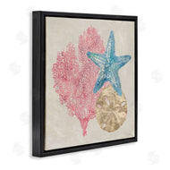 Amber Sterling | Sea Life Trio on Beige