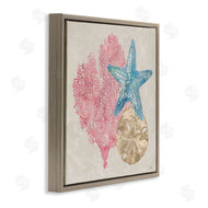 Amber Sterling | Sea Life Trio on Beige