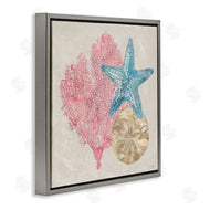 Amber Sterling | Sea Life Trio on Beige