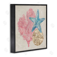 Amber Sterling | Sea Life Trio on Beige