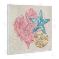 Amber Sterling | Sea Life Trio on Beige