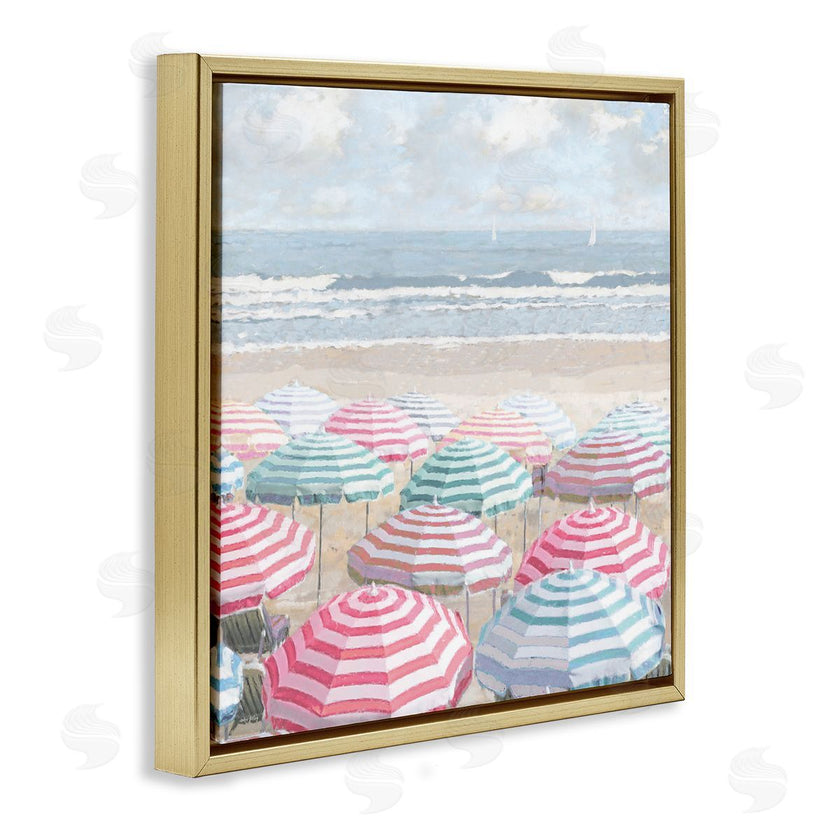 Amber Sterling | Bright Beach Umbrellas Scene