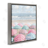 Amber Sterling | Bright Beach Umbrellas Scene