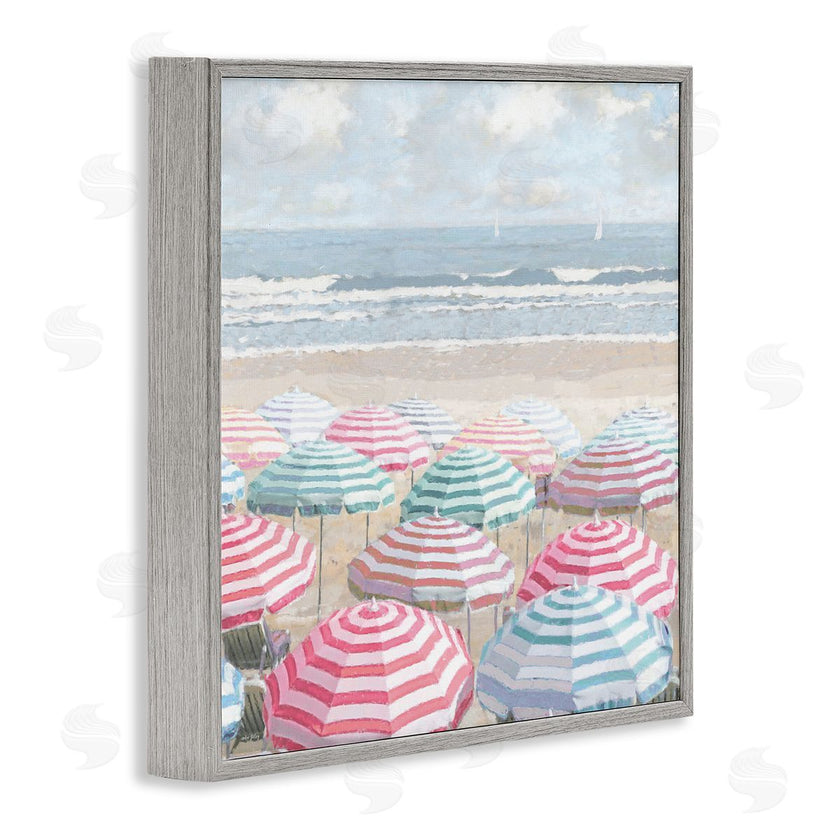 Amber Sterling | Bright Beach Umbrellas Scene