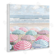 Amber Sterling | Bright Beach Umbrellas Scene