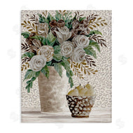 Cindy Jacobs | Bouquet on Leopard Pattern
