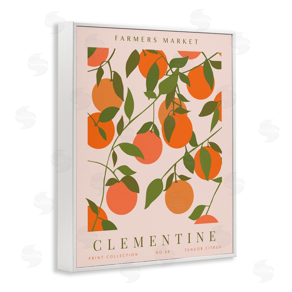 Clementine Gallery Print White Frame Print Wall Art, Home Decor by Kamdon Kreations