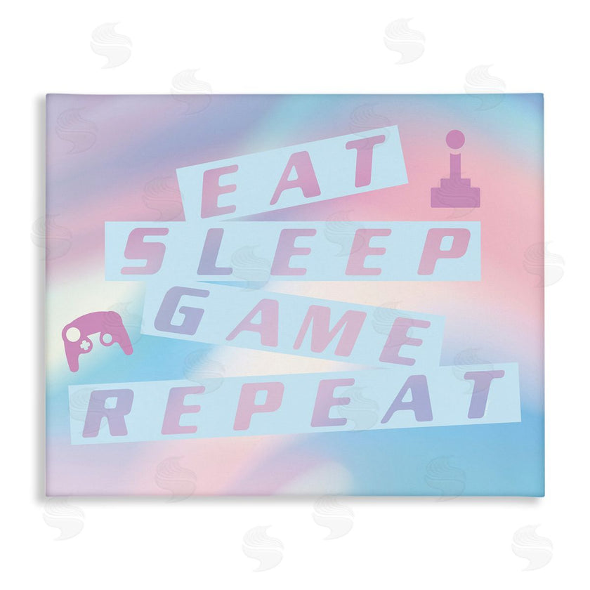 Yass Naffas Designs | Pastel Eat Sleep Game