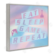 Yass Naffas Designs | Pastel Eat Sleep Game