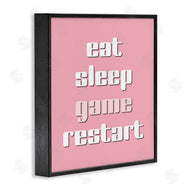 Yass Naffas Designs | Gamer Phrases on Pink