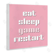 Yass Naffas Designs | Gamer Phrases on Pink