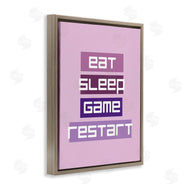 Yass Naffas Designs | Eat Sleep Game Restart