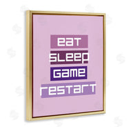 Yass Naffas Designs | Eat Sleep Game Restart