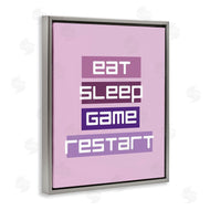 Yass Naffas Designs | Eat Sleep Game Restart