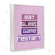 Yass Naffas Designs | Eat Sleep Game Restart
