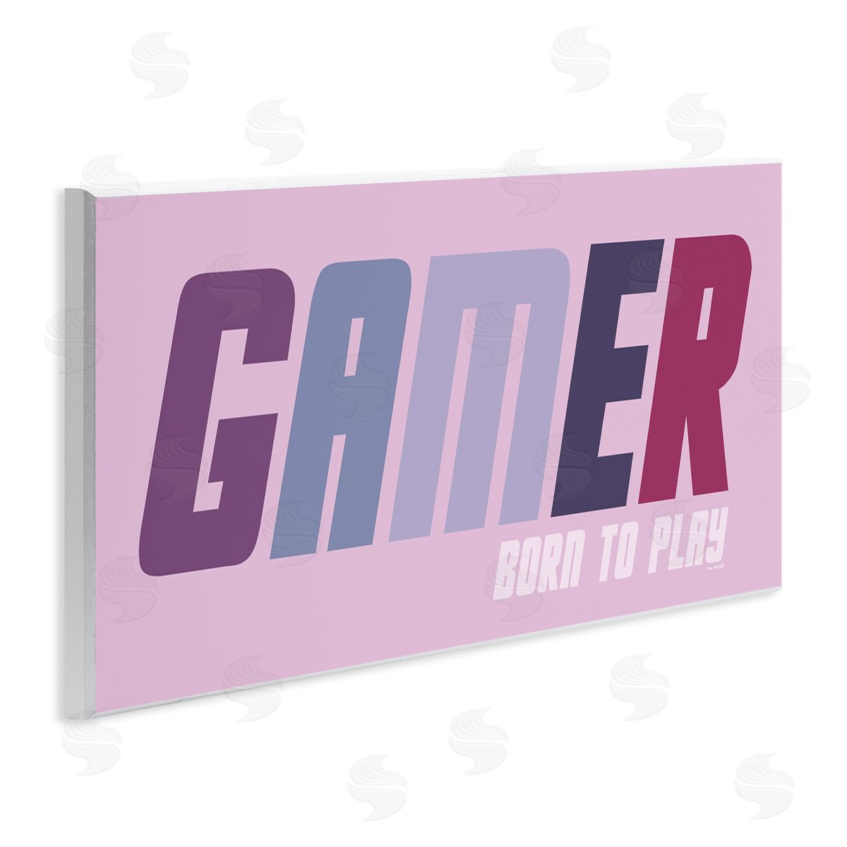 Gamer Born To Play Wood Plaque Wall Art, Home Decor by Yass Naffas Designs