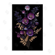 Heidi Kuntz | Dimensional Purple Flowers