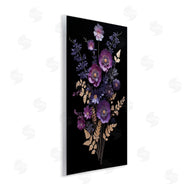 Heidi Kuntz | Dimensional Purple Flowers