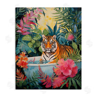 Heidi Kuntz | Tiger in Luxurious Bath