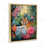 Heidi Kuntz | Tiger in Luxurious Bath