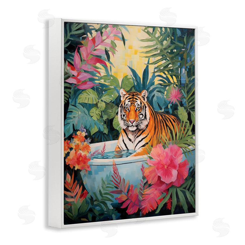 Heidi Kuntz | Tiger in Luxurious Bath