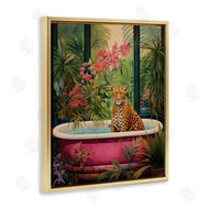 Heidi Kuntz | Leopard in Lush Tropical Bath