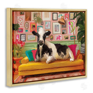 Kamdon Kreations | Cow in Whimsical Maximalist House