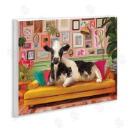 Kamdon Kreations | Cow in Whimsical Maximalist House