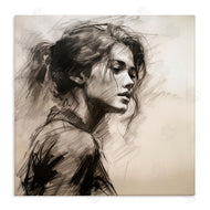 Heidi Kuntz | Traditional Sketch Portrait of Woman