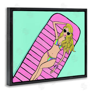 Katie Conley | Trendy Girl on Pool Float