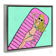 Katie Conley | Trendy Girl on Pool Float